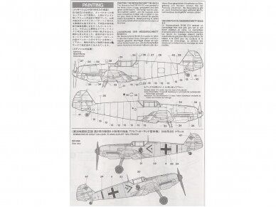 Tamiya - Messerschmitt Bf 109E3, 1/48, 61050 5 Tamiya - Messerschmitt Bf 109E3, 1/48, 61050 5