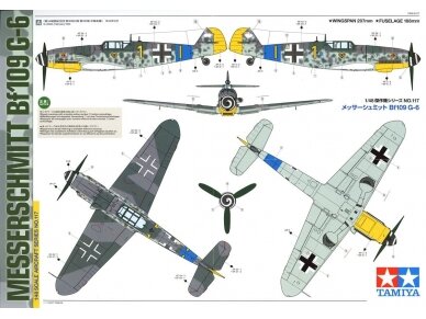 Tamiya - Messerschmitt Bf109 G-6, 1/48, 61117 13