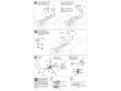 Tamiya - Messerschmitt Bf109 G-6, 1/48, 61117 25 Tamiya - Messerschmitt Bf109 G-6, 1/48, 61117 25