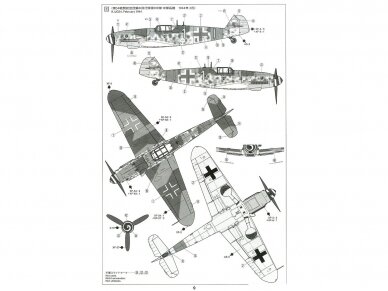 Tamiya - Messerschmitt Bf109 G-6, 1/72, 60790 8 Tamiya - Messerschmitt Bf109 G-6, 1/72, 60790 8