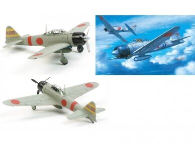 Tamiya - Mitsubishi A6M2b Zero Fighter (ZEKE), 1/72, 60780 5