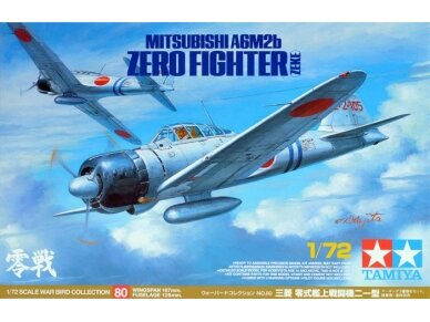 Tamiya - Mitsubishi A6M2b Zero Fighter (ZEKE), 1/72, 60780