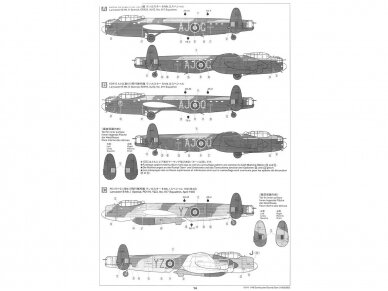 Tamiya - Dambuster/Grand Slam Bomber Avro Lancaster B Mk.III Special "DAMBUSTER"/B Mk.I Special "GRAND SLAM BOMBER", 1/48, 61111 12