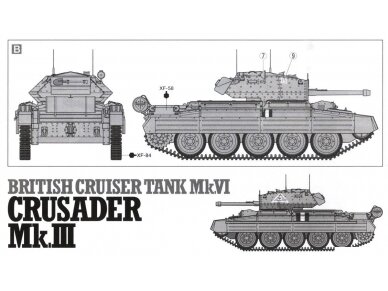 Tamiya - Mk.VI Crusader Mk.III, Scale:1/35, 37025 7