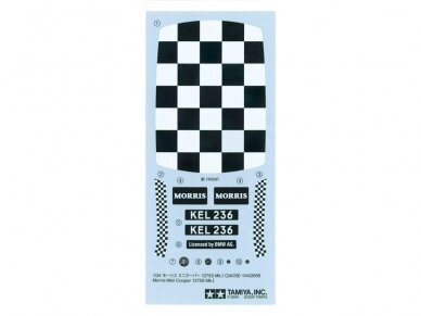 Tamiya - Morris Mini Cooper 1275s Mk.1, 1/24, 24039 7 Tamiya - Morris Mini Cooper 1275s Mk.1, 1/24, 24039 7