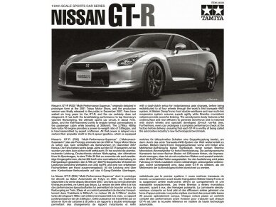 Tamiya - Nissan GT-R(R35), 1/24, 24300 3 Tamiya - Nissan GT-R(R35), 1/24, 24300 3