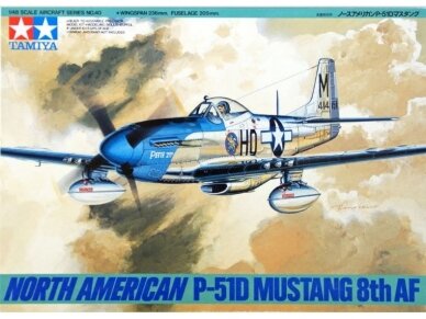 Tamiya - 	North American P-51D Mustang 8th AF, 1/48, 61040