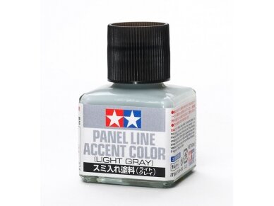 Tamiya - Panel line accent color Light Grey, 40ml, 87189