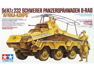 Tamiya - Sd.Kfz.232 Schwerer Panzerspähwagen 8-Rad "Afrika-Korps", 1/35, 35297
