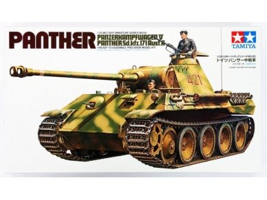 Tamiya - Panzerkampfwagen V Panther (Sd.kfz. 171) Ausf. A, 1/35, 35065 Tamiya - Panzerkampfwagen V Panther (Sd.kfz. 171) Ausf. A, 1/35, 35065