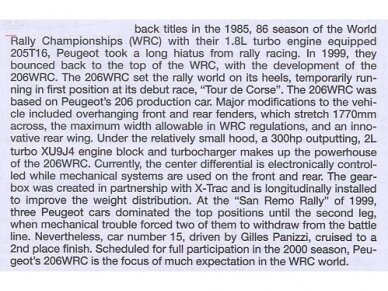 Tamiya - Peugeot 206 WRC, 1/24, 24221 6