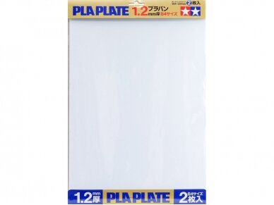 Tamiya - Pla-Plate 1.2mm B4 (364 x 257 mm) 2 Pcs, 70125 Tamiya - Pla-Plate 1.2mm B4 (364 x 257 mm) 2 Pcs, 70125