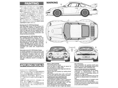 Tamiya - Porsche 911 GT2 Road Version, 1/24, 24247 7 Tamiya - Porsche 911 GT2 Road Version, 1/24, 24247 7