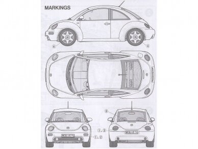 Tamiya - Volkswagen New Beetle, 1/24, 24200 3