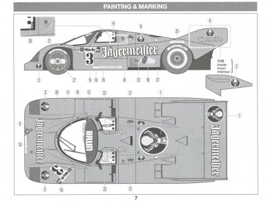 Tamiya - Porsche 962C Jägermeister, 1/24, 24372 11