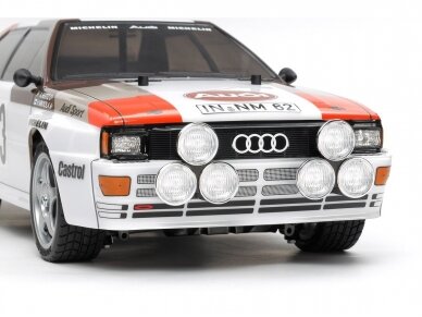 Tamiya - Ar radio vadāms (RC) Audi Quattro Rally A2 (TT-02), 1/10, 58667 4