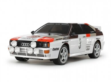 Tamiya - Radijo bangomis valdomas (RC) Audi Quattro Rally A2 (TT-02), 1/10, 58667 3