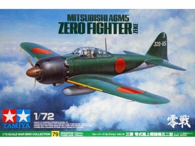 Tamiya - Mitsubishi A6M5 Zero Fighter (Zeke), 1/72, 60779 Tamiya - Mitsubishi A6M5 Zero Fighter (Zeke), 1/72, 60779
