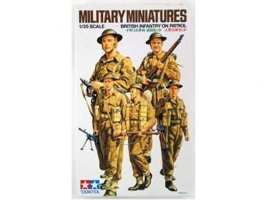 Tamiya - British Infantry On Patrol, 1/35, 35223 Tamiya - British Infantry On Patrol, 1/35, 35223