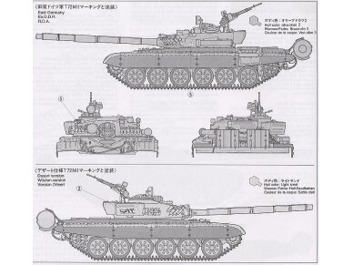 Tamiya - Russian Army Tank T-72M1, 1/35, 35160 9 Tamiya - Russian Army Tank T-72M1, 1/35, 35160 9