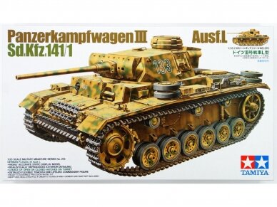Tamiya - Panzerkampfwagen III - Ausf. L (Sd.Kfz. 141/1), 35215 Tamiya - Panzerkampfwagen III - Ausf. L (Sd.Kfz. 141/1), 35215