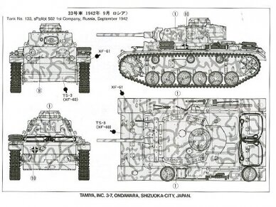 Tamiya - Panzerkampfwagen III - Ausf. L (Sd.Kfz. 141/1), 35215 5 Tamiya - Panzerkampfwagen III - Ausf. L (Sd.Kfz. 141/1), 35215 5