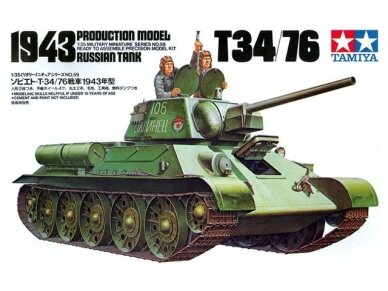 Tamiya - Russian Tank T-34/76, 1/35, 35059