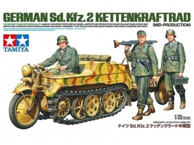Tamiya - Sd.Kfz.2 Kettenkraftrad (Mid-production), 1/35, 35377
