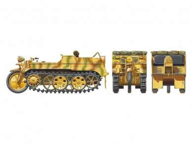 Tamiya - Sd.Kfz.2 Kettenkraftrad (Mid-production), 1/35, 35377 7 Tamiya - Sd.Kfz.2 Kettenkraftrad (Mid-production), 1/35, 35377 7