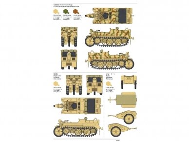Tamiya - Sd.Kfz.2 Kettenkraftrad (Mid-production), 1/35, 35377 9