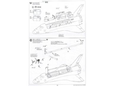 Tamiya - Space Shuttle Atlantis, 1/100, 60402 19 Tamiya - Space Shuttle Atlantis, 1/100, 60402 19