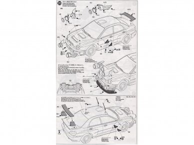 Tamiya - Subaru Impreza 2001 GB rally, 1/24, 24250 16