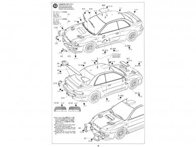 Tamiya - Subaru Impreza WRC `99, 1/24, 24218 14 Tamiya - Subaru Impreza WRC `99, 1/24, 24218 14