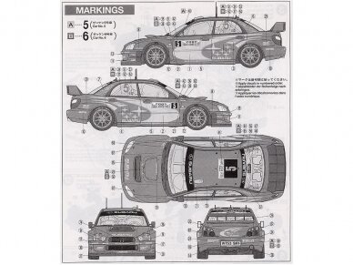 Tamiya - Subaru Impreza WRC Monte Carlo 05, 1/24, 24281 8 Tamiya - Subaru Impreza WRC Monte Carlo 05, 1/24, 24281 8