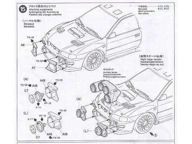 Tamiya - Subaru Impreza WRC Monte Carlo 98, 1/24, 24199 14