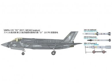 Tamiya - Lockheed Martin F-35B Lightning II, 1/72, 60791 8