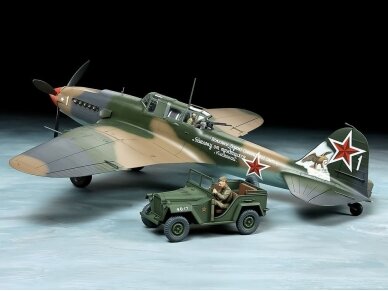 Tamiya - Ilyushin IL-2 Shturmovik & GAZ-67B Set, 1/48, 25212 1 Tamiya - Ilyushin IL-2 Shturmovik & GAZ-67B Set, 1/48, 25212 1