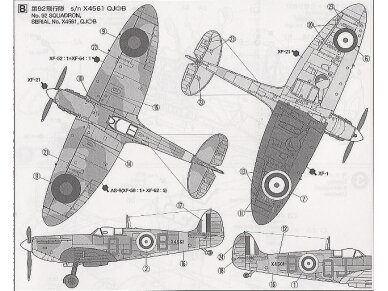 Tamiya - Supermarine Spitfire Mk.I, 1/72, 60748 5