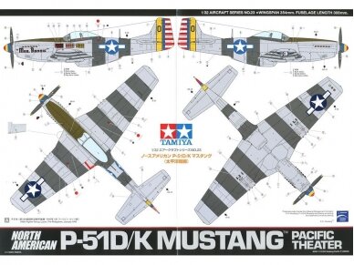 Tamiya - North American P-51D/K Mustang Pacific Theater, 1/32, 60323 24