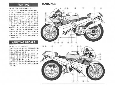 Tamiya - Honda VFR750R, 1/12, 14057 6 Tamiya - Honda VFR750R, 1/12, 14057 6
