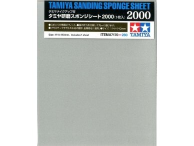 Tamiya - Sanding Sponge Sheet - 2000, 87170