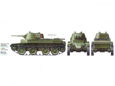Tamiya - Russian Tank BT-7 Model 1937, 1/35, 35327 4 Tamiya - Russian Tank BT-7 Model 1937, 1/35, 35327 4