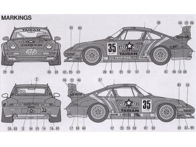 Tamiya - Taisan Starcard Porsche 911GT2, 1/24, 24175 7 Tamiya - Taisan Starcard Porsche 911GT2, 1/24, 24175 7