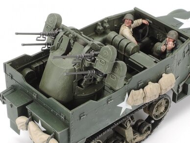 Tamiya - U.S. Multiple Gun Motor Carriage M16 with Three Figures, 1/35, 35081 2 Tamiya - U.S. Multiple Gun Motor Carriage M16 with Three Figures, 1/35, 35081 2