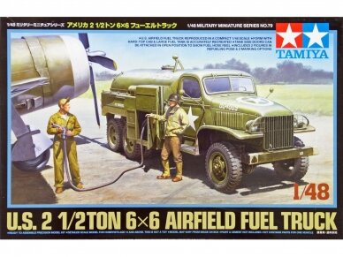 Tamiya - U.S. 2 1/2TON 6x6 Airfield Fuel Truck, 1/48, 32579