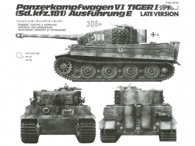 Tamiya - Tiger I Late version, 1/35, 35146 6