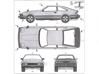 Tamiya - Toyota Celica XX 2800GT, 1/24, 24021 5