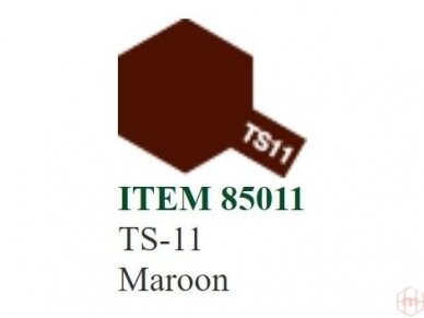 Tamiya - Purškiami dažai TS-11 Maroon, 100ml