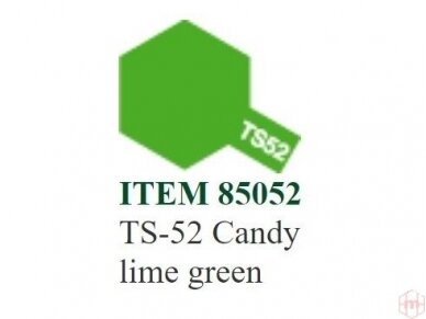 Tamiya - TS-52 Candy lime green, 100ml