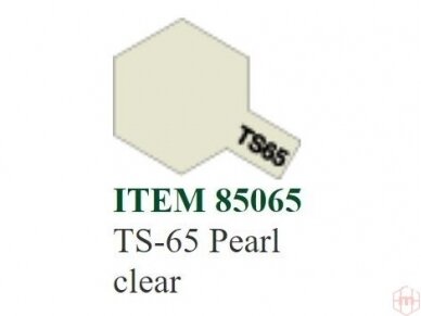 Tamiya - Purškiami dažai TS-65 Pearl clear, 100ml